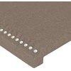 Galvūgaliai, 2vnt., taupe spalvos, 100x5x78/88cm, audinys