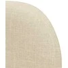 Galvūgalio ausis Kreminė 80 x 23 x 6 cm audinys