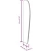 Galvūgalio ausis Kreminė 80 x 23 x 6 cm PVC