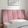 Galvūgalio pagalvėlė, Hanko, rožinės spalvos, 100cm, aksomas