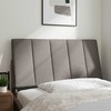Lova Galvūgalio pagalvėlė, Hanko, taupe spalvos, 100 cm, audinys