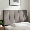 Lova Galvūgalio pagalvėlė, Hanko, taupe spalvos, 90 cm, audinys