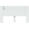 Galvūgalio spinta su LED Baltas 180 x 16,5 x 103,5 cm