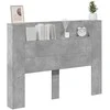 Galvūgalio spinta su LED Betono 140 x 16,5 x 103,5 cm