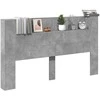 Galvūgalio spinta su LED Betono 180 x 16,5 x 103,5 cm