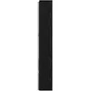 Galvūgalio spinta su LED Juodas Ąžuolas 140 x 16,5 x 103,5 cm