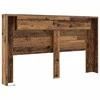 Galvūgalio spinta su LED Senas medis 180 x 16,5 x 103,5 cm