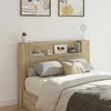 Galvūgalio spinta su LED Sonoma 140 x 16,5 x 103,5 cm