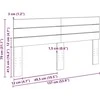 Galvūgalis, 135 cm, ąžuolo masyvo mediena
