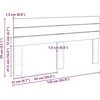 Galvūgalis, 140 cm, ąžuolo masyvo mediena