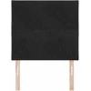 Galvūgalis Juodas 100 cm Aksomas