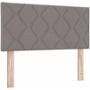 Galvūgalis Taupe 90 cm audinys