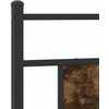 Pakaitinis galvūgalis, dūminio ąžuolo spalvos, 90cm, mediena ir plienas