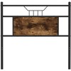 Pakaitinis galvūgalis, dūminio ąžuolo spalvos, 90cm, mediena ir plienas