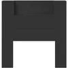 Galvūgalis Juoda 100 x 16,5 x 103,5 cm Apdirbta mediena