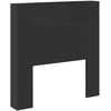 Galvūgalis Juoda 100 x 16,5 x 103,5 cm Apdirbta mediena