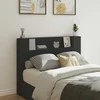 Galvūgalis Juoda 140 x 16,5 x 103,5 cm Apdirbta mediena