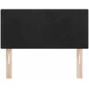 Galvūgalis Juodas 90 cm Aksomas