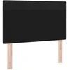LED galvūgalis Juoda 90 cm Dirbtinė oda