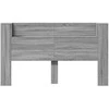 Galvūgalis Pilkas Sonoma 180 x 16,5 x 103,5 cm Apdirbta mediena