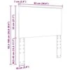 Galvūgalis Pilka Sonoma 100 cm Dirbtinė mediena