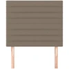 Galvūgaliai, 2vnt., taupe spalvos, 100x5x78/88cm, audinys