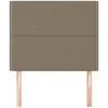 Galvūgaliai, 2vnt., taupe spalvos, 100x5x78/88cm, audinys