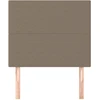 Galvūgalis, 2vnt., taupe spalvos, 80x5x78/88cm, audinys