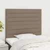 Galvūgaliai, 2vnt., taupe spalvos, 90x5x78/88cm, audinys