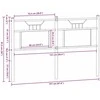 Pakaitinis galvūgalis Sonoma ąžuolas 150 cm Mediena ir plienas
