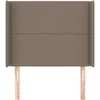 Galvūgalis su auselėmis, taupe, 103x16x118/128cm, audinys