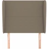 Galvūgalis su auselėmis, taupe, 103x23x118/128cm, audinys