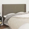 Galvūgalis su auselėmis, taupe, 203x16x118/128cm, audinys