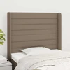 Galvūgalis su auselėmis, taupe, 83x16x118/128cm, audinys