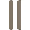 Galvūgalis su auselėmis, taupe, 83x16x118/128cm, audinys