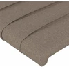 Galvūgalis su auselėmis, taupe, 83x16x118/128cm, audinys