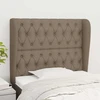 Galvūgalis su auselėmis, taupe, 93x23x118/128cm, audinys