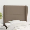Galvūgalis su auselėmis, taupe, 93x23x118/128cm, audinys