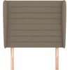 Galvūgalis su auselėmis, taupe, 93x23x118/128cm, audinys