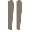 Galvūgalis su auselėmis, taupe, 93x23x118/128cm, audinys