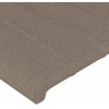 Galvūgalis su auselėmis, taupe spalvos,203x16x78/88cm, audinys