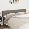 Galvūgalis su auselėmis, taupe spalvos,203x16x78/88cm, audinys