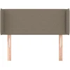 Galvūgalis su auselėmis,taupe spalvos,93x16x78/88cm, audinys