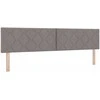 Galvūgalis Taupe 200 cm audinys