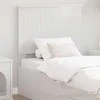 Galvūgalis su galvūgalio Blizgus baltas 80 cm Apdirbta mediena