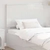 Galvūgalis su galvūgalio Blizgus baltas 100 cm Apdirbta mediena