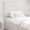 Galvūgalis su galvūgalio Blizgus baltas 90 cm Apdirbta mediena