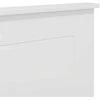 Galvūgalis Blizgus baltas 100 cm Dirbtinė mediena