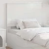 Galvūgalis Blizgus baltas 100 cm Dirbtinė mediena