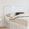 Galvūgalis Blizgus baltas 100 cm Dirbtinė mediena